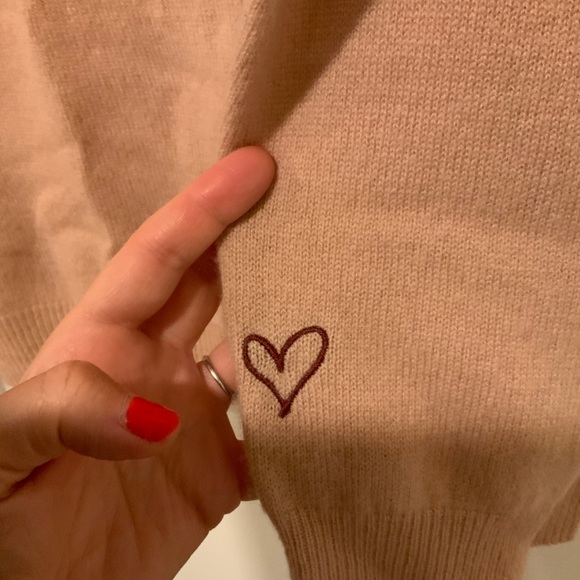 525 AMERICA Cold Shoulder 100% Cashmere Sweater - Picture 3 of 6